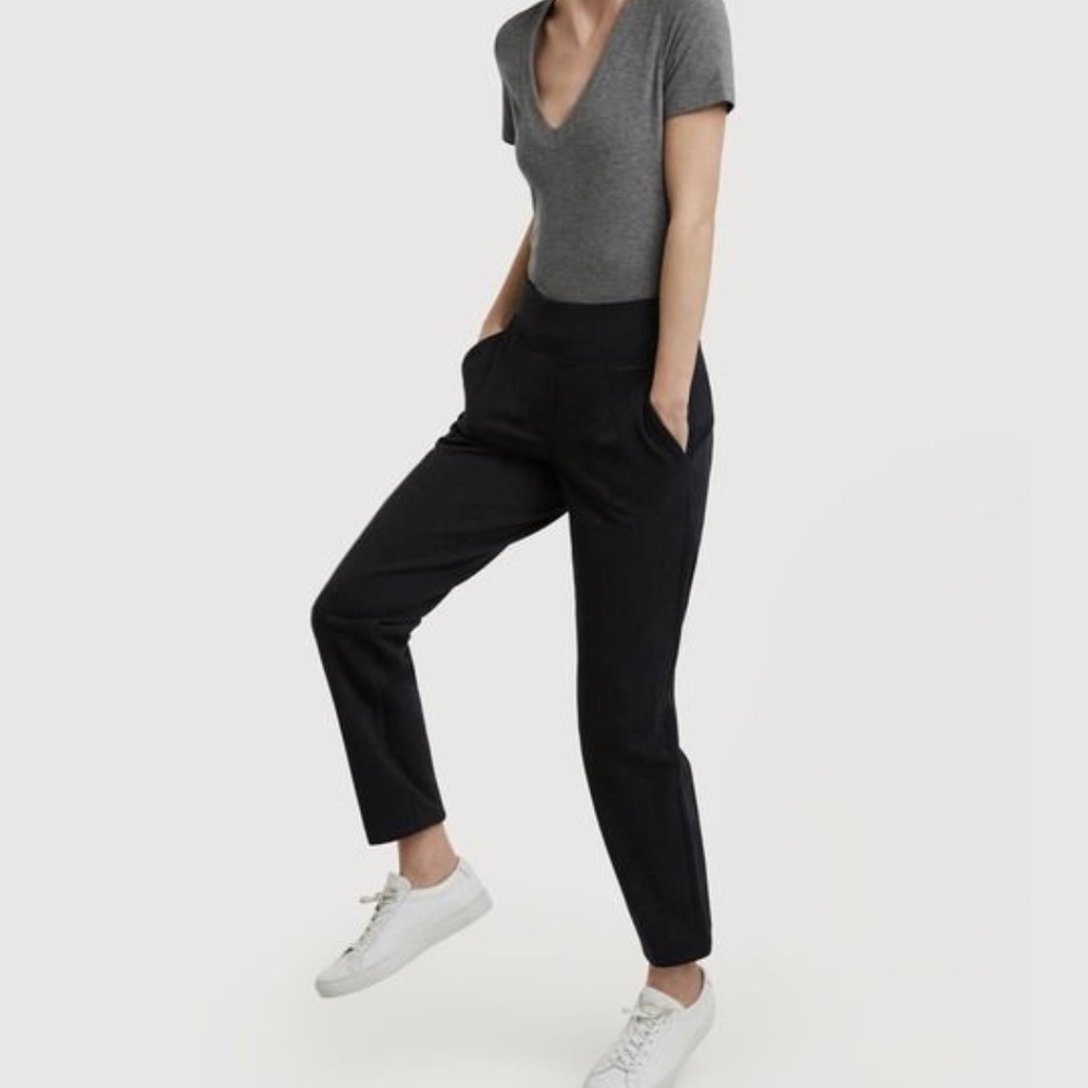 KIT & ACE Black Mulberry Stretch Elastic Pants 8